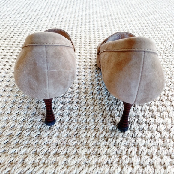 Koko + Palenki Suede Horsebit Loafer Heels – Women’s Size 8 - Picture 11 of 11